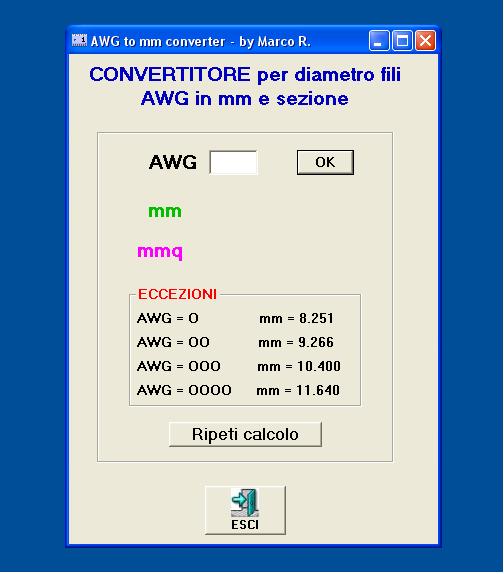 Convertitore AWG in azione.